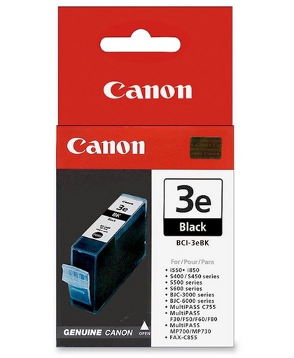 Canon BCI-3E - Inktcartridges / Zwart