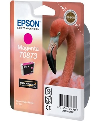 Epson inktpatroon Magenta T0873 Ultra Gloss High-Gloss 2 inktcartridge