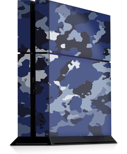 Playstation 4 Console Sticker Rustige Camouflage Blauw-PS4 Sticker