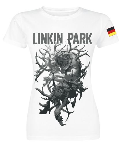 Linkin Park LIP Stag Tour Dated Girls shirt wit