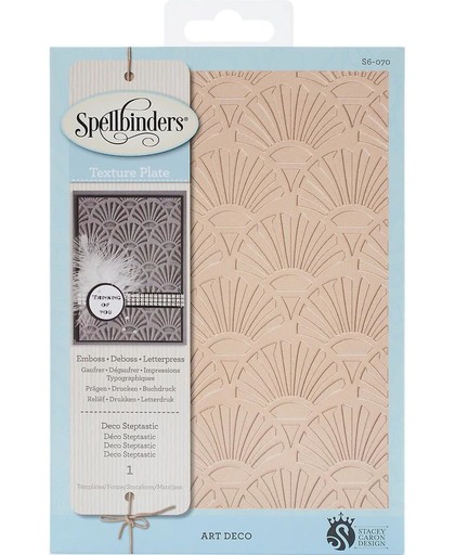 Spellbinders textuur plaat-Deco Steptastic S6-070