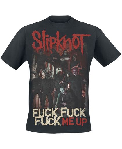 Slipknot Fuck Me Up T-shirt zwart