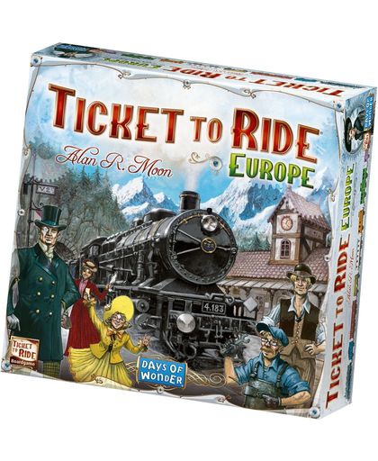 Ticket To Ride Europe Engelstalig - Bordspel