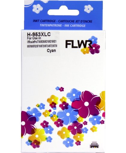 FLWR - Inktcartridge / 953XL / Cyaan - geschikt voor HP