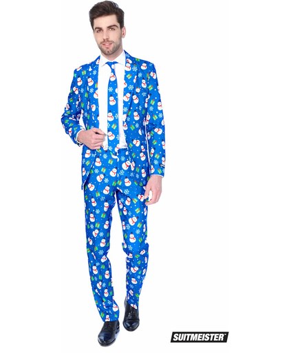 Suitmeister Christmas Blue Snowman- Kostuum - Maat - XL