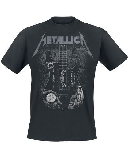 Metallica Hammett Ouija Guitar T-shirt zwart