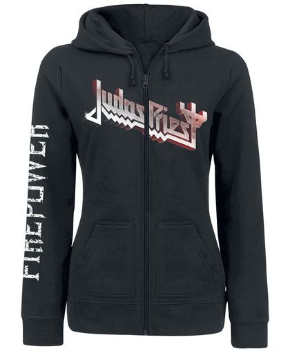 Judas Priest Firepower Girls vest met capuchon zwart