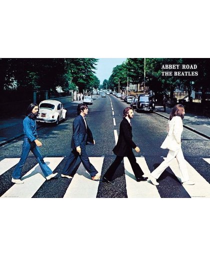 Beatles, The Abbey road Poster meerkleurig