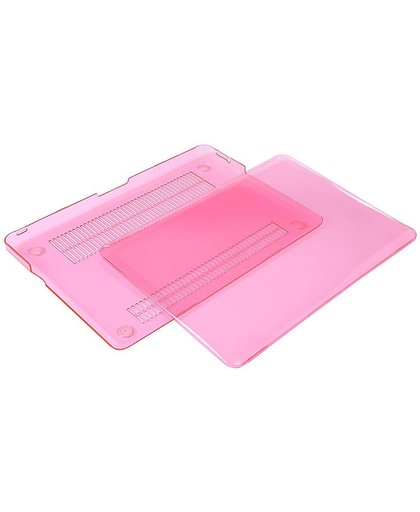 Macbook Case voor MacBook Pro 15 inch zonder retina 2011 / 2012 - Clear Hardcover - Pink