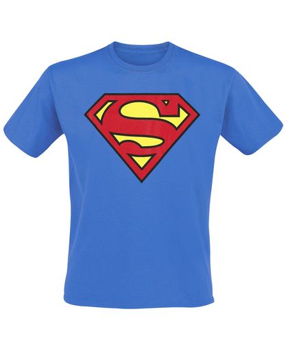 Superman Logo T-shirt blauw