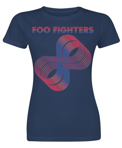 Foo Fighters Loops Girls shirt navy