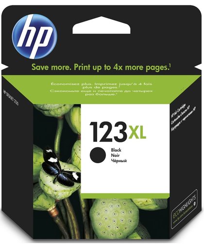 HP 123XL - Inktcartridge / Zwart / Blister (F6V19AE)