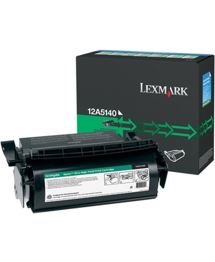 Lexmark 12A5140 tonercartridge 25000 pagina's Zwart