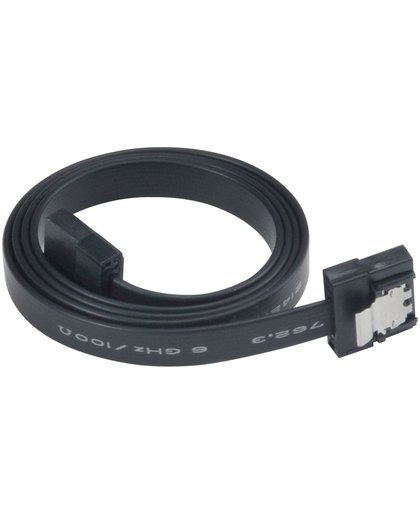 Akasa PROSLIM SATA 3.0 50cm 0.50m SATA SATA Zwart SATA-kabel