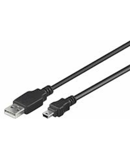 Wentronic USB 2.0 A Male naar USB 2.0 Mini Male - 1.8 m