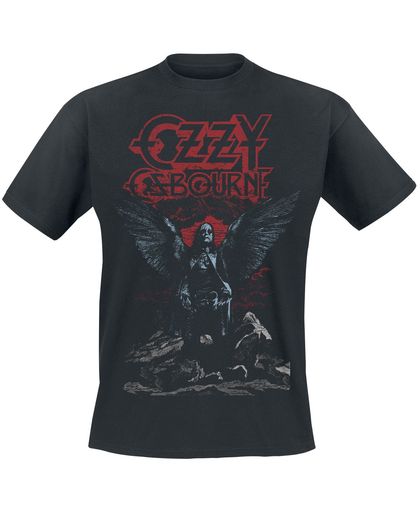 Osbourne, Ozzy Angel Wings T-shirt zwart