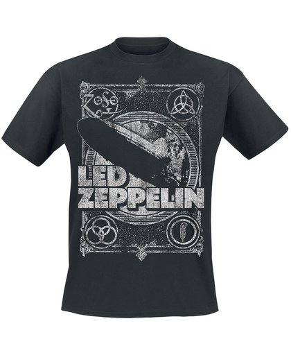 Led Zeppelin Shook Me T-shirt zwart