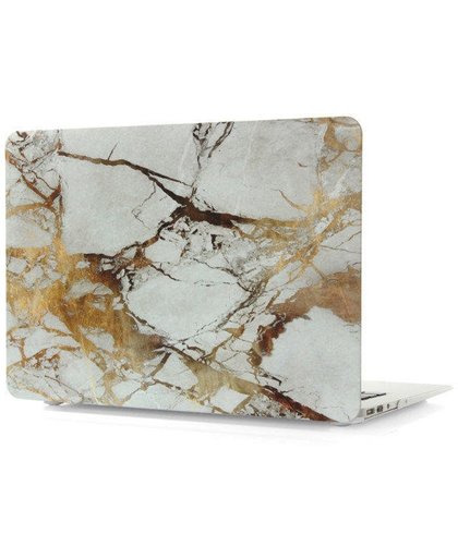 Mattee Marble Hard Case Cover Air 11" - White Gold