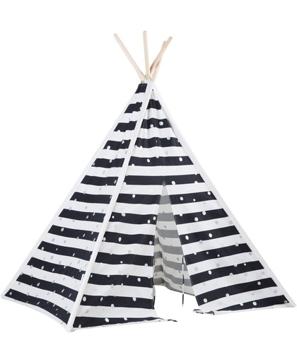 Teepee (stripes and dots)