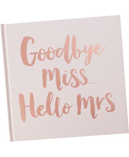 Advies boek - Goodbye Miss Hello Mrs