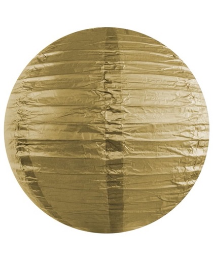 Decoratieve lampion goud 35cm