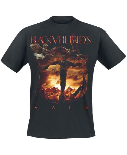 Black Veil Brides Vale - Cover T-shirt zwart