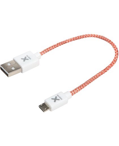Xtorm CX019 0.2m USB A Micro-USB B Mannelijk Mannelijk Rood USB-kabel