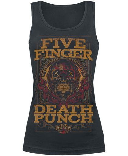 Five Finger Death Punch Wanted Girls top zwart
