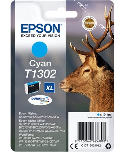 Epson T1302 inktcartridge Cyaan 10,1 ml 765 pagina's