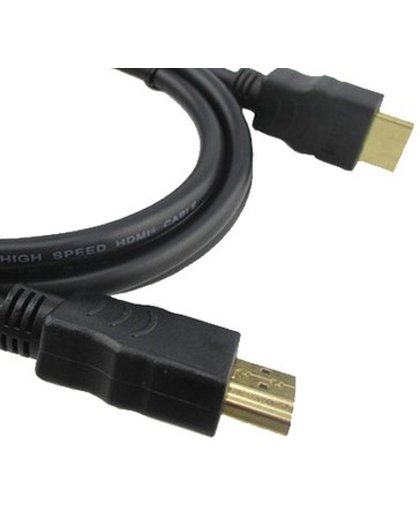 High Speed HDMI-kabel met ethernet HDMI-connecto r1m - ZwartHDMI Kabel 1meter witHigh Speed HDMI Kabel met Ethernet HDMI connector - HDMI connector 1m