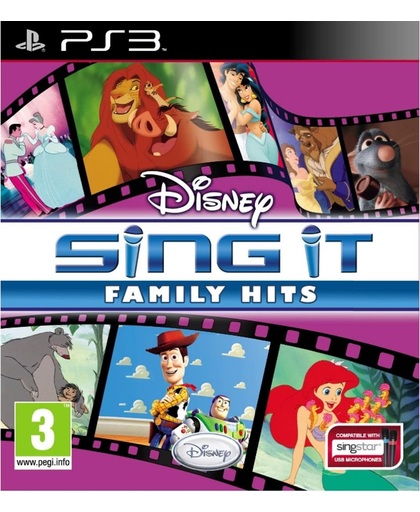 Disney Sing It Family Hits Playstation 3