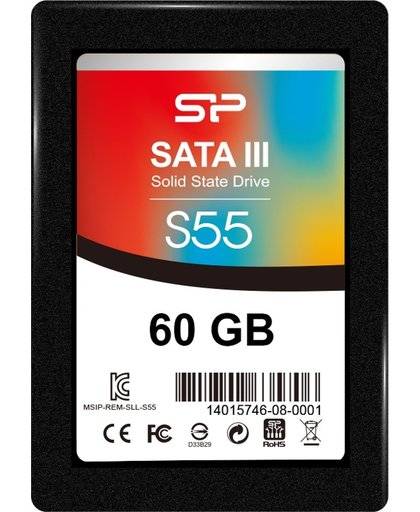 Silicon Power S55 60GB SATA III interne harde schijf