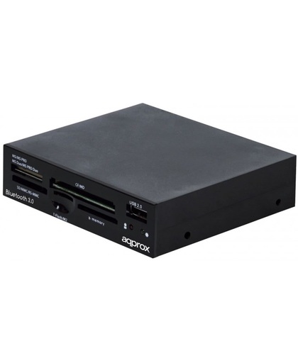 Approx APPICRV4 USB 2.0 Zwart geheugenkaartlezer