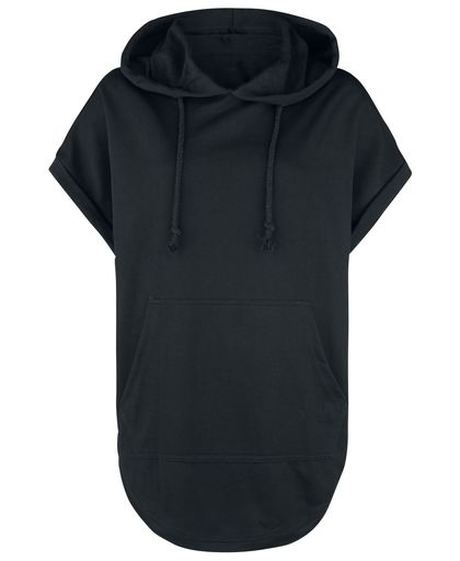 Forplay Oversized Short-Sleeved Hooded Top Girls shirt zwart
