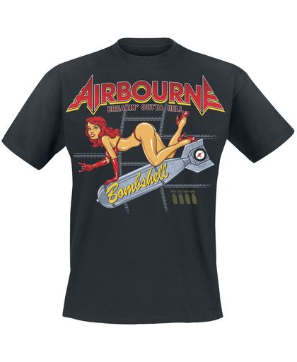 Airbourne Bombshell T-shirt zwart