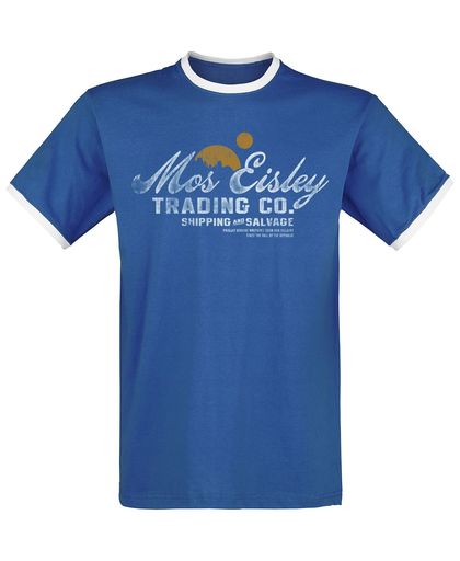 Star Wars Mos Eisley Trading T-shirt blauw-wit