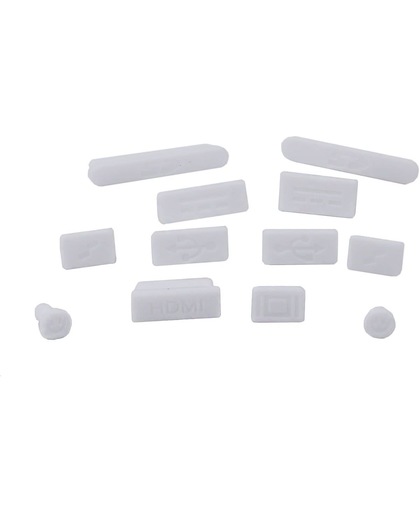 Xssive Anti-dust plugs voor MacBook Pro 13.3/MacBook Pro 15.4 - Wit