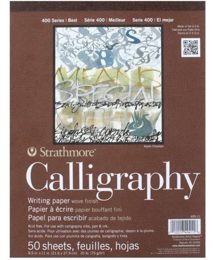 Strathmore tekenblok calligraphy 22x28cm