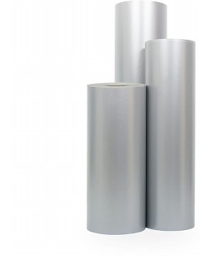 Cadeaupapier Zilver - 50cm - 225m - 70gr | Winkelrol / Toonbankrol / Geschenkpapier / Kadopapier / Inpakpapier