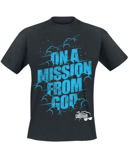 Blues Brothers On A Mission From God T-shirt zwart