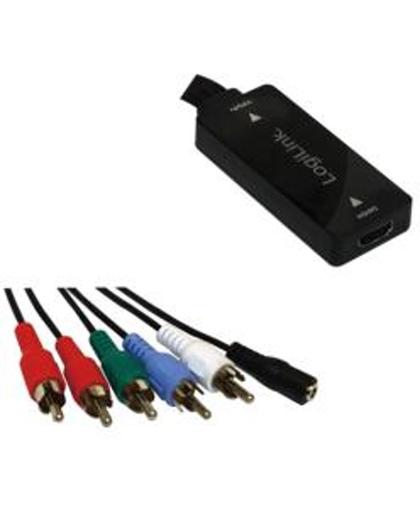 LogiLink kabeladapters/verloopstukjes HDMI/YPbPr 3.5mm