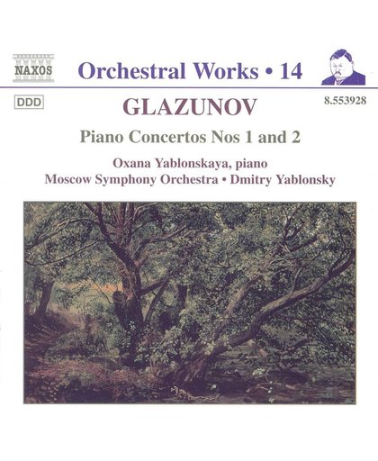 Glazunov: Orchestral Works Vol 14 - Piano Concertos nos 1 & 2 etc