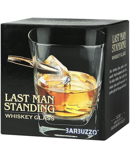 Last Man Standing Whiskey Glas Drinkglas transparant