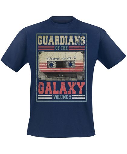Guardians Of The Galaxy 2 - Mixtape Vol. 2 T-shirt navy