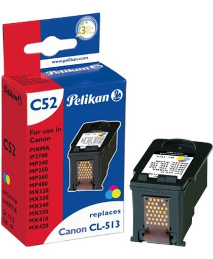 Pelikan cartridge Canon Pelikan C52 CL-513 tricolor     m. Chip
