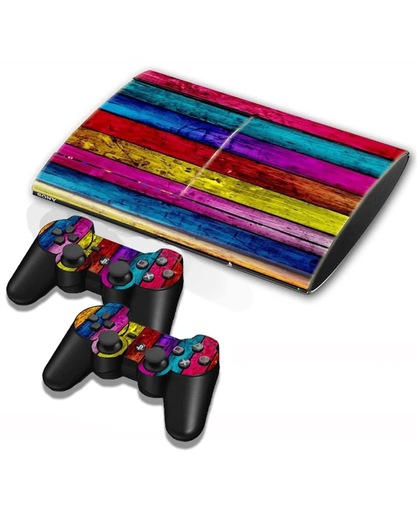 hout structuur Stickers voor PS3 Game Console