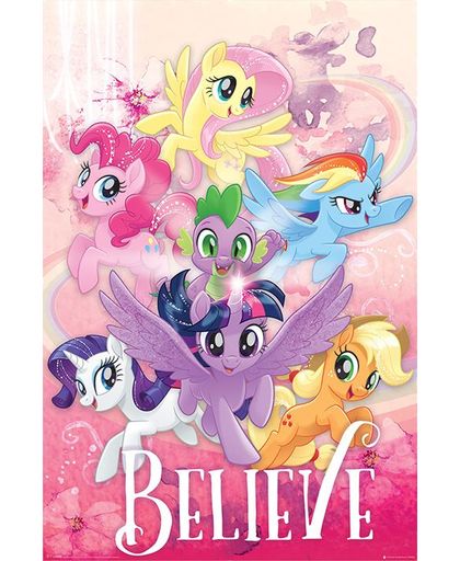 My Little Pony Believe Poster meerkleurig