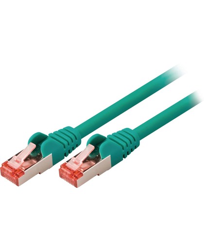 Valueline CAT6 S/FTP Netwerkkabel RJ45 (8/8) Male - RJ45 (8/8) Male 0.25 m Groen 0.25m Cat6 S/FTP (S-STP) Groen netwerkkabel