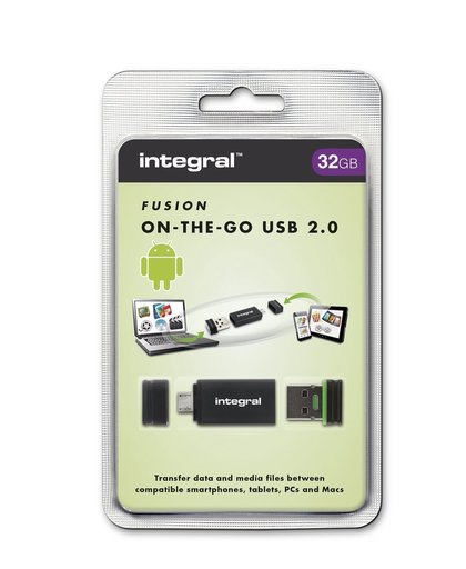 Integral Micro Fusion On-The-Go - USB-stick - 32 GB