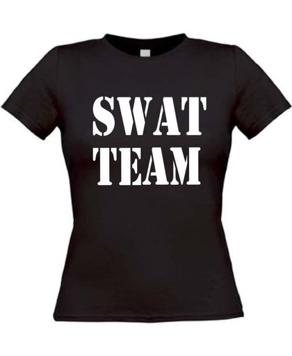 Swat Team T-shirt maat M Dames zwart